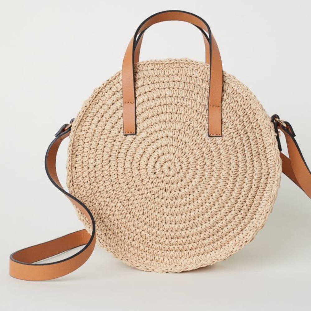 H&M Straw Bag cross body ❤️